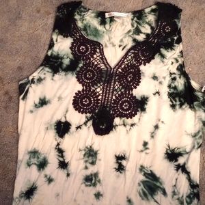 Multiple colors design sleeveless top Maria Gabrielle Ladies/junior Medium